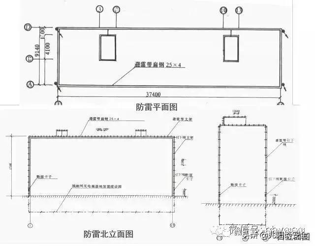 防雷接地引下线工艺图片,防雷接地及接地装置施工工艺流程