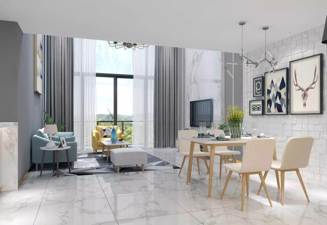 客厅贴什么样的瓷砖最好看,客厅用灰色瓷砖卧室用什么瓷砖