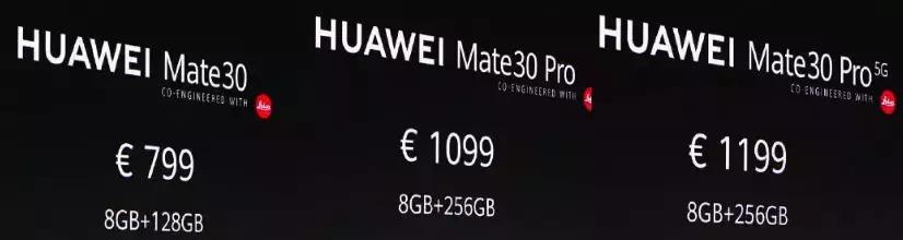 华为mate30屏幕,华为mate30发布了几款