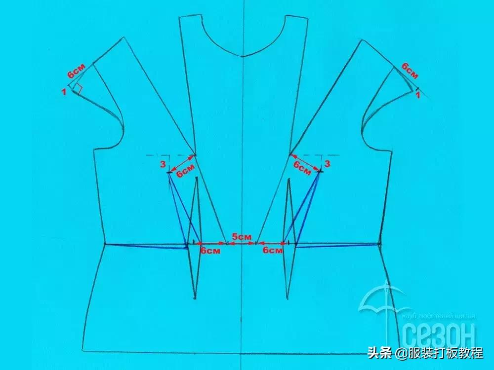 时尚连衣裙的裁剪制作视频,蝴蝶结连衣裙设计图