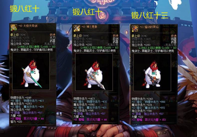 DNF：玩家实测红眼最强*器武**，神巨一骑绝尘，技能等级成最强属性