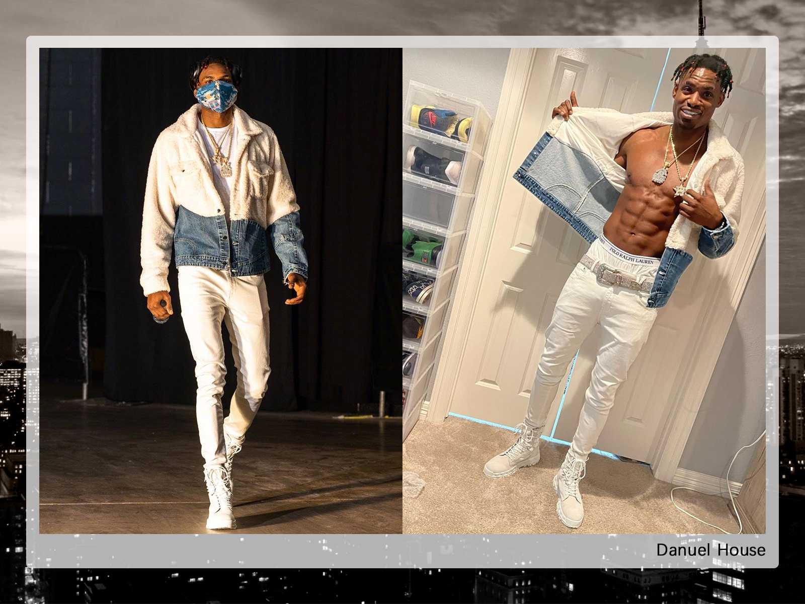 nba球员美式穿搭怎么穿,nba球星牛仔夹克怎么搭