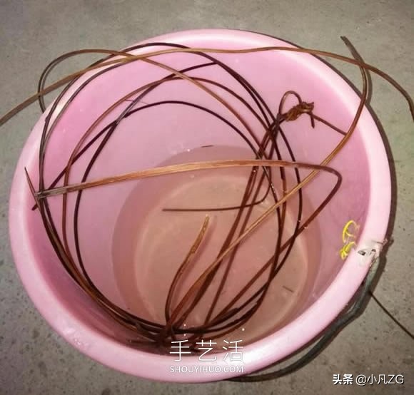 藤编收纳筐的编织方法,藤编收纳筐diy图解