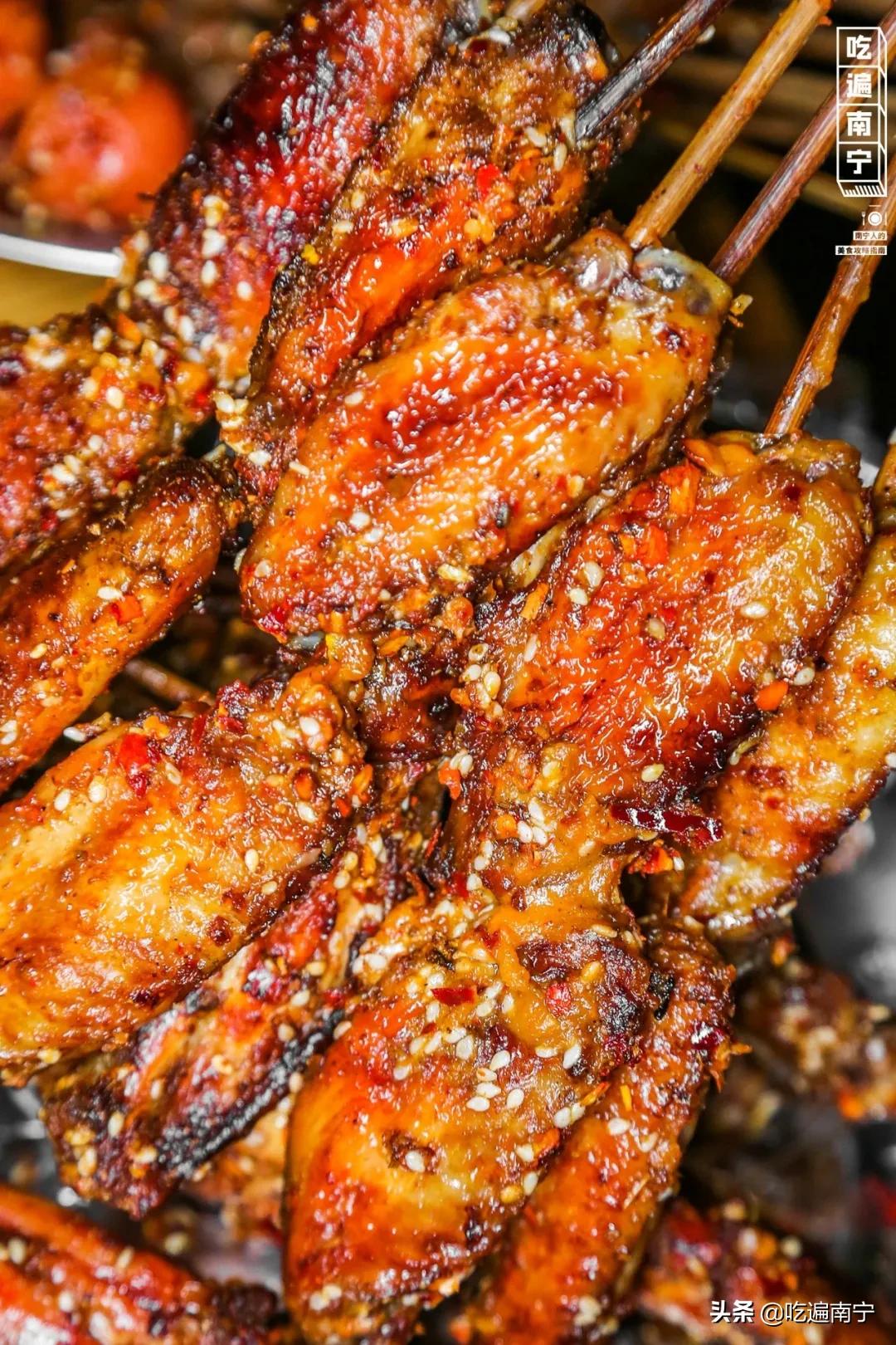 南宁东盟商务区烧烤摊,南宁2021烧烤店铺排行榜前十名