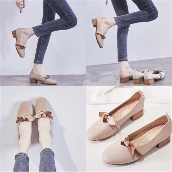 法式百搭蝴蝶结夏季单鞋,蝴蝶结百搭潮流单鞋