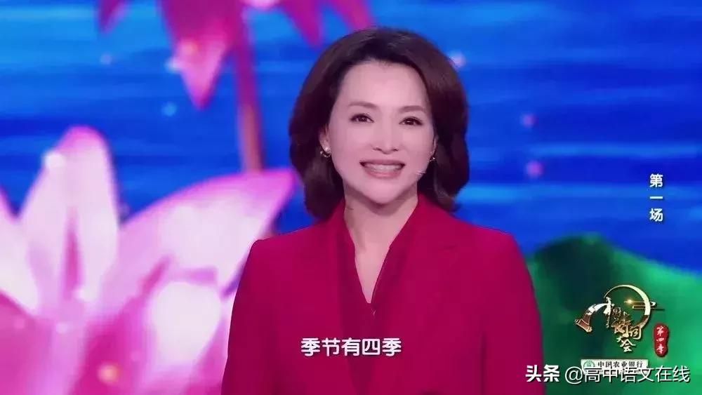 董卿诗词大会最震撼开场白,中国诗词大会写作素材董卿