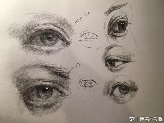 各种眼睛画法大合集,各种眼睛的画法教程容易记