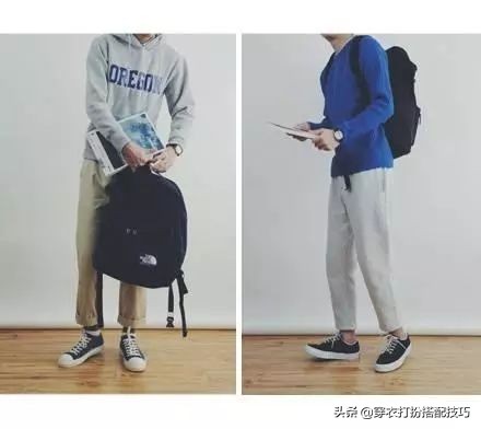 男士穿搭时尚潮流搭配九分裤,男士穿搭文艺青年又帅又会穿