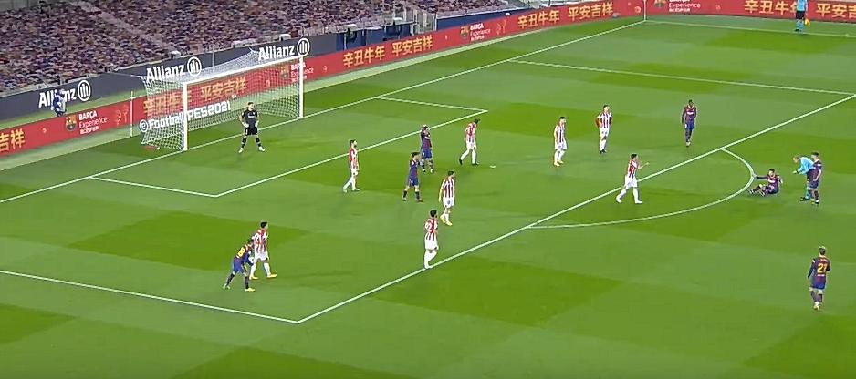 毕尔巴鄂竞技梅西,梅西vs毕尔巴鄂国王杯精彩进球