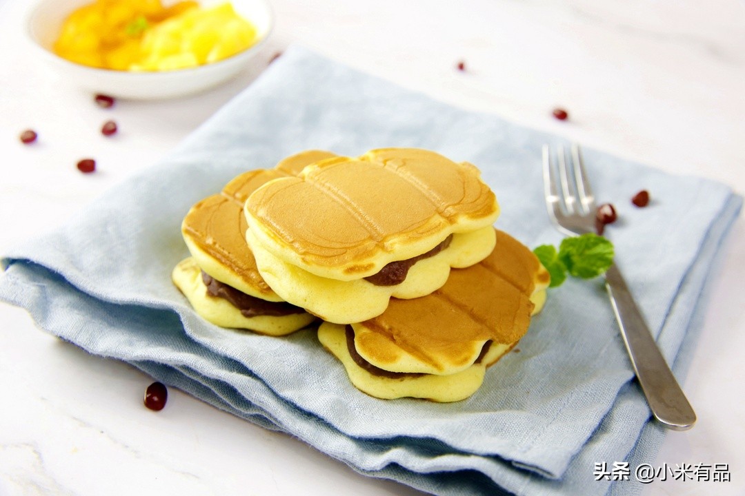 铜锣烧做法隔壁家的小孩都馋哭,低成本铜锣烧的做法