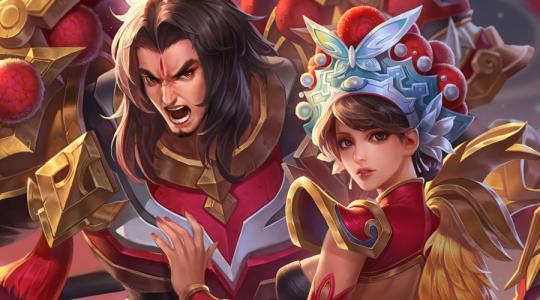 王者光荣虞姬云霓雀翎与原皮比赛,王者光荣虞姬新皮肤与女英雄合体