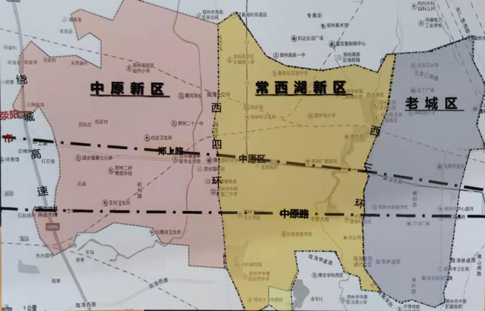 郑州中原区许庄路规划,郑州中原区天山路规划
