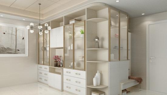 飘窗柜子书桌一体设计尺寸,柜子设计效果图大全带尺寸