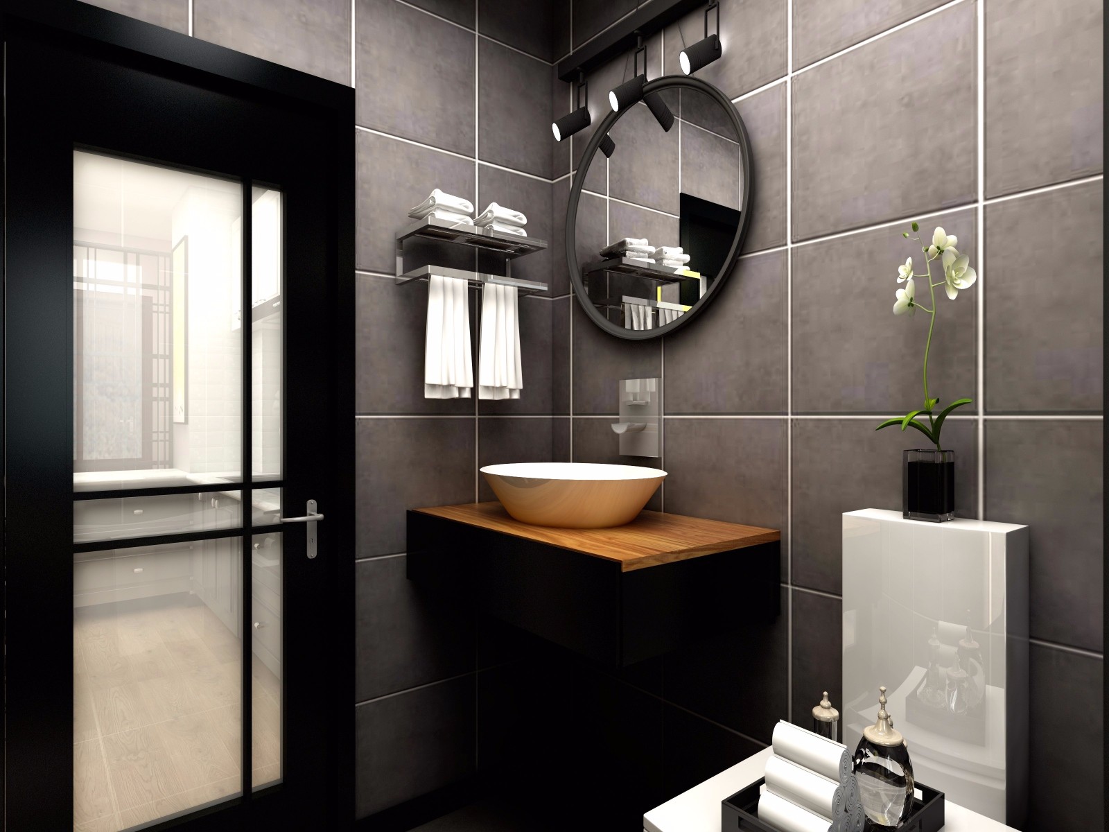 厨房客厅卫生间瓷砖用什么材料,卫生间400*800的上下色瓷砖效果图