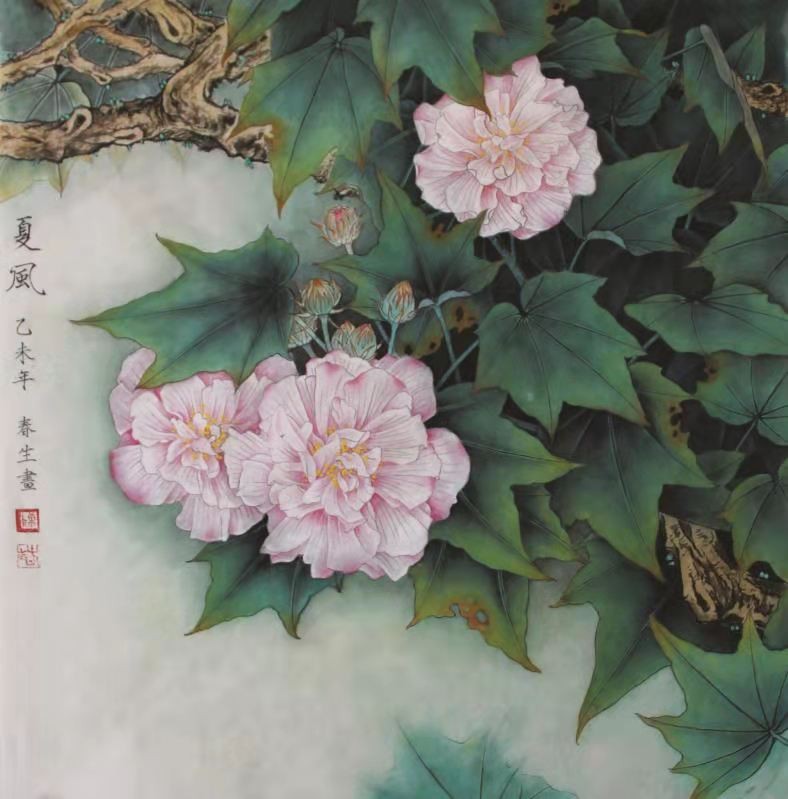 工笔画家陈春生访谈录,工笔画家陈春生