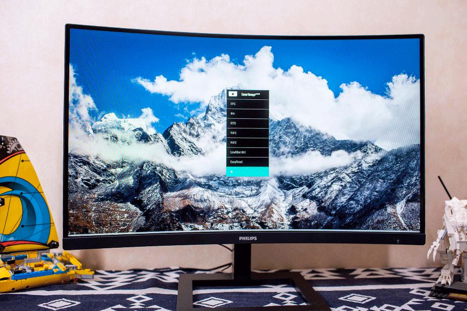 飞利浦275m7c曲面显示器测评,2千左右飞利浦2k显示器推荐