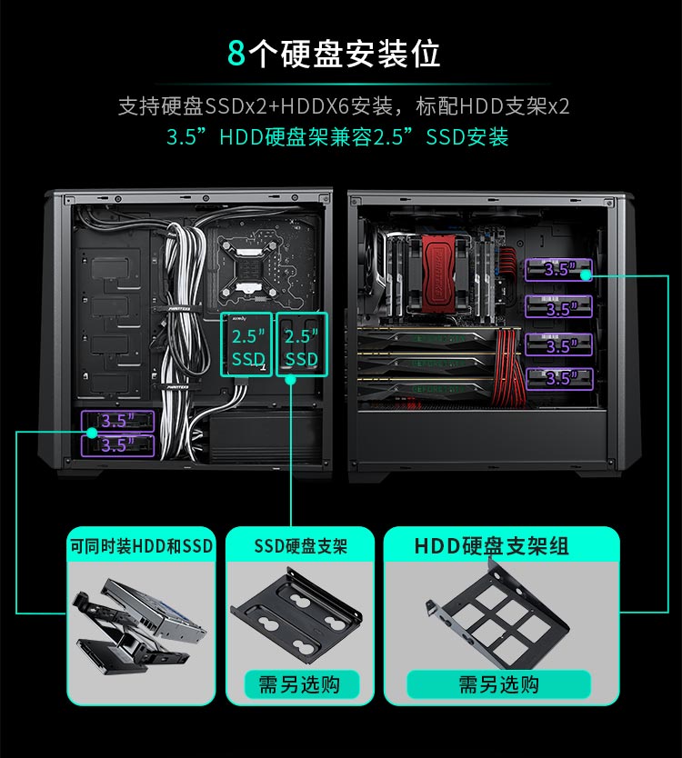 硬盘位少的小机箱推荐哪款,多盘位电脑机箱推荐