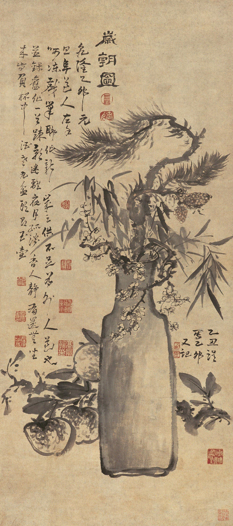 高凤翰画作特点,清初高凤翰人物画