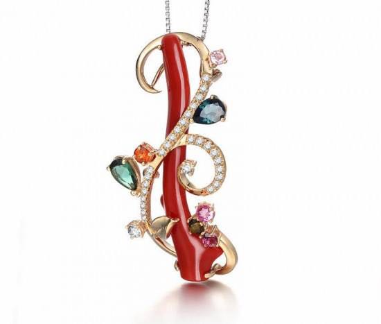 珠宝中有生命的灵物珊瑚,深海珠宝珊瑚