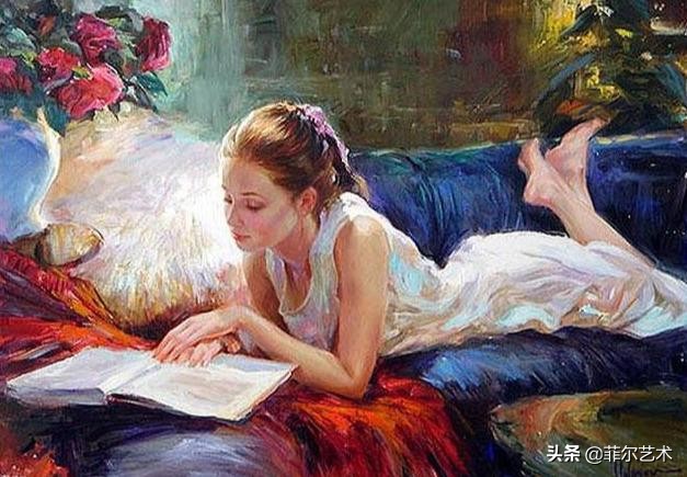 美人如花——一组温婉知性的俄罗斯女性人体油画欣赏