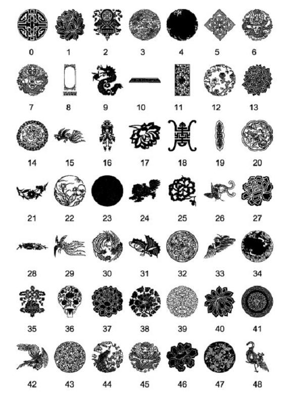 祥云瓦当古风礼包,祥云纹瓦当