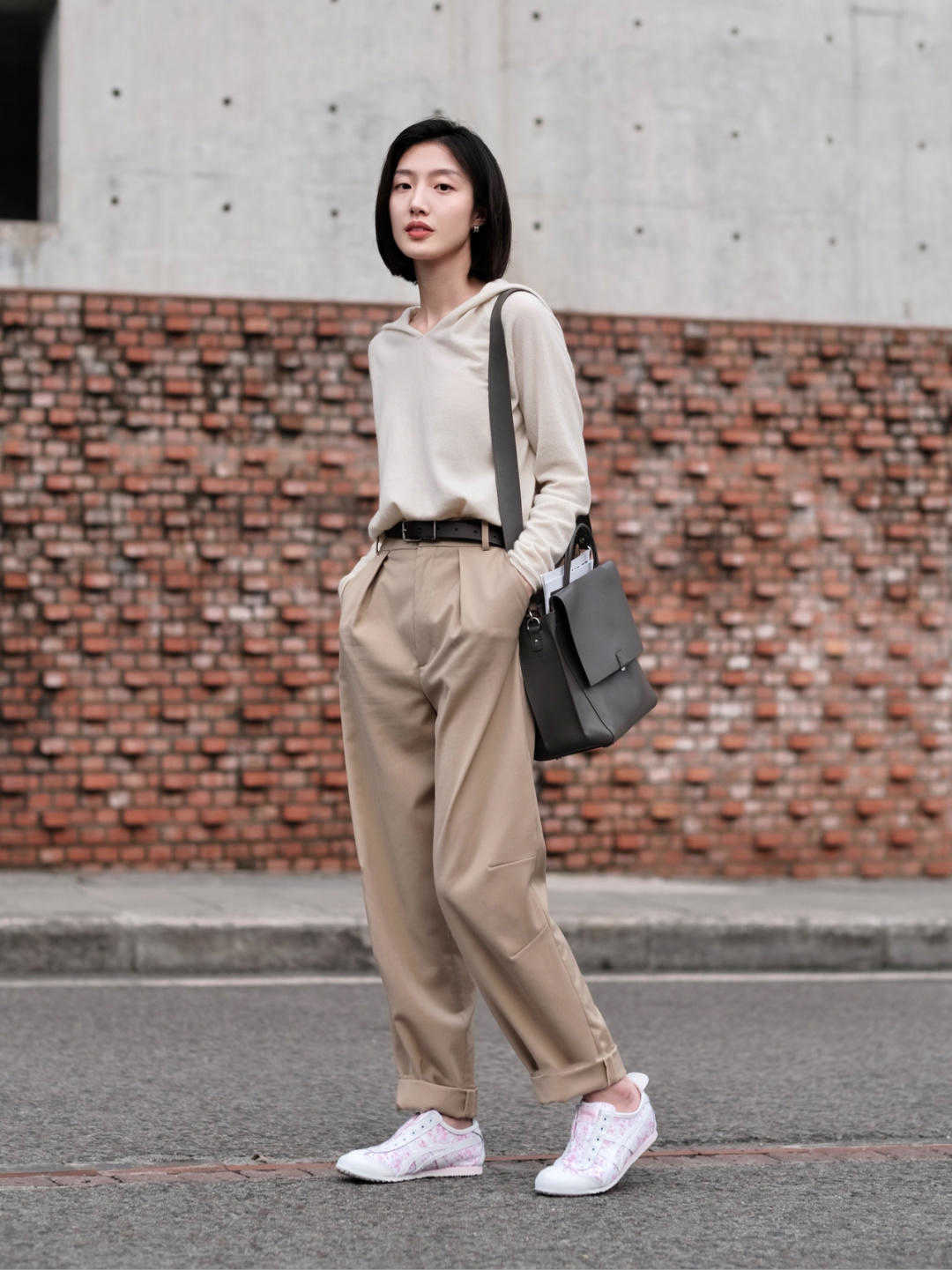 阔腿裤平底鞋如何搭配,阔腿裤平底鞋