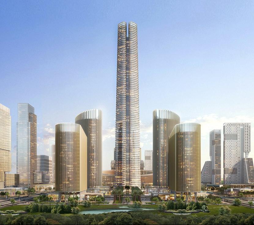 建至280米，埃及新首都CBD标志塔位列“非洲第一高”