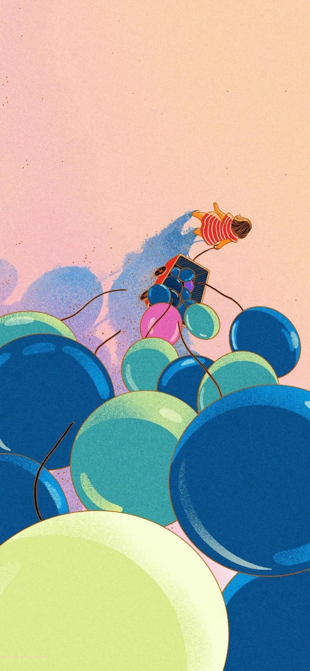 黑白圆形壁纸高清大图,创意炫彩手机壁纸