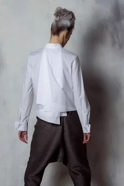衬衫多种百变穿搭,衬衫改造创意服装设计