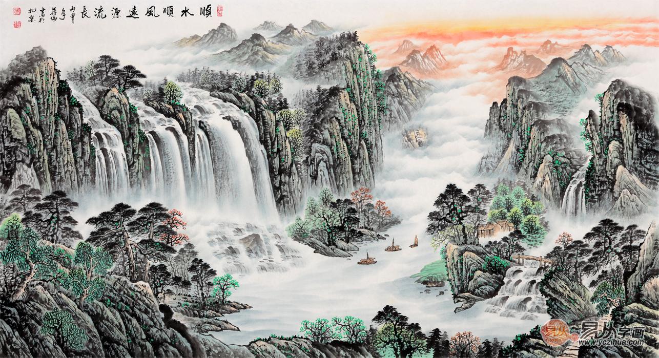 办公室背景墙画多大合适,办公室适合挂什么墙画