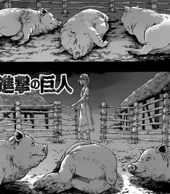 进击的巨人135话，历代九大巨人登场，三笠开启战神模式