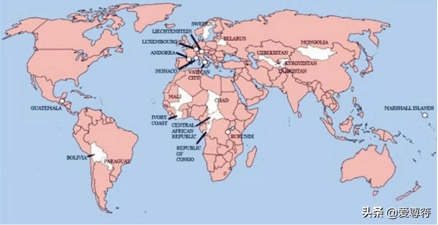 几张有趣的世界地图统计