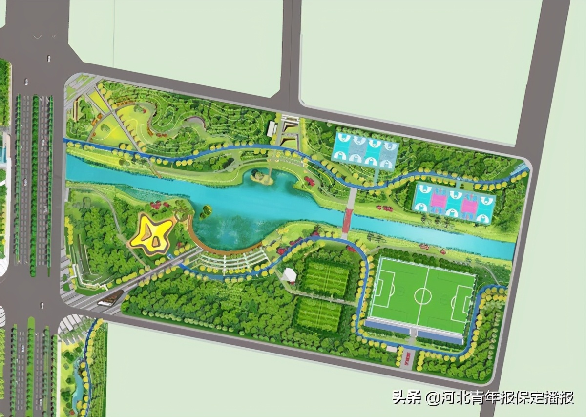 保定南城规划新发展消息,保定南城两园一中心规划图