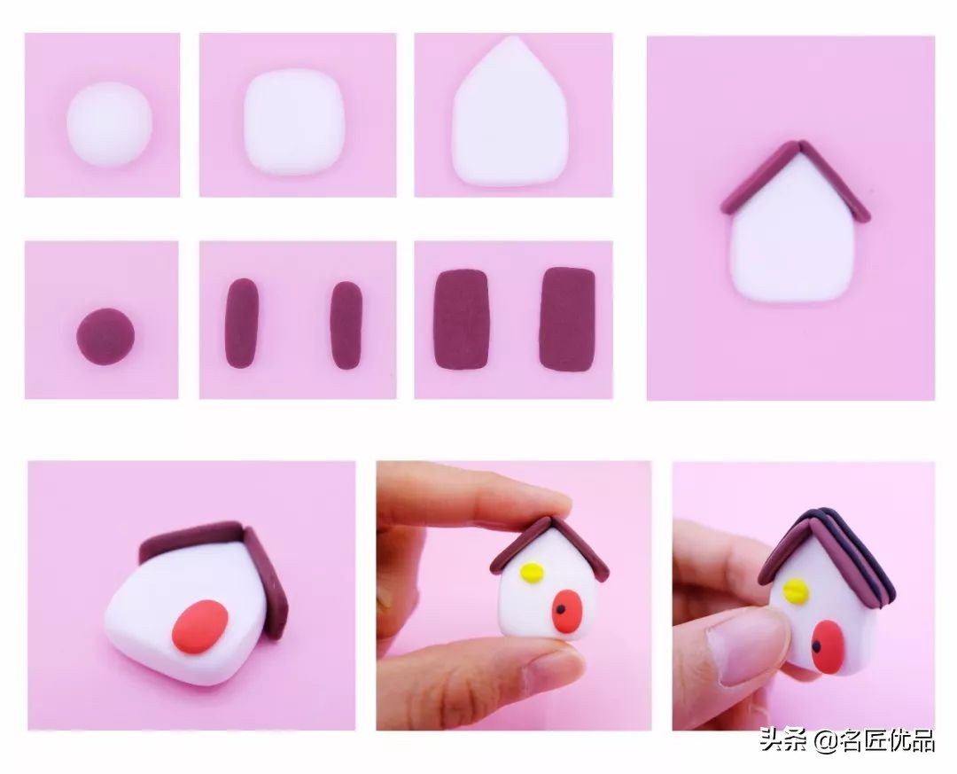 好玩又好看的粘土手工,简单的国庆节粘土手工方案