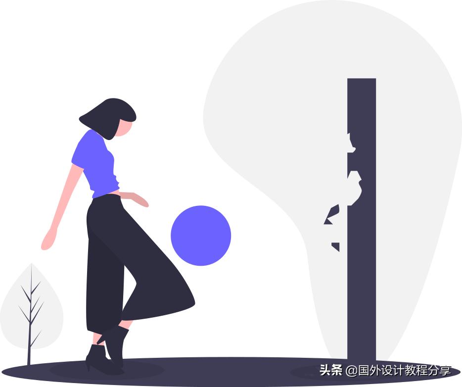 扁平矢量插画色彩教程,扁平矢量家具插画