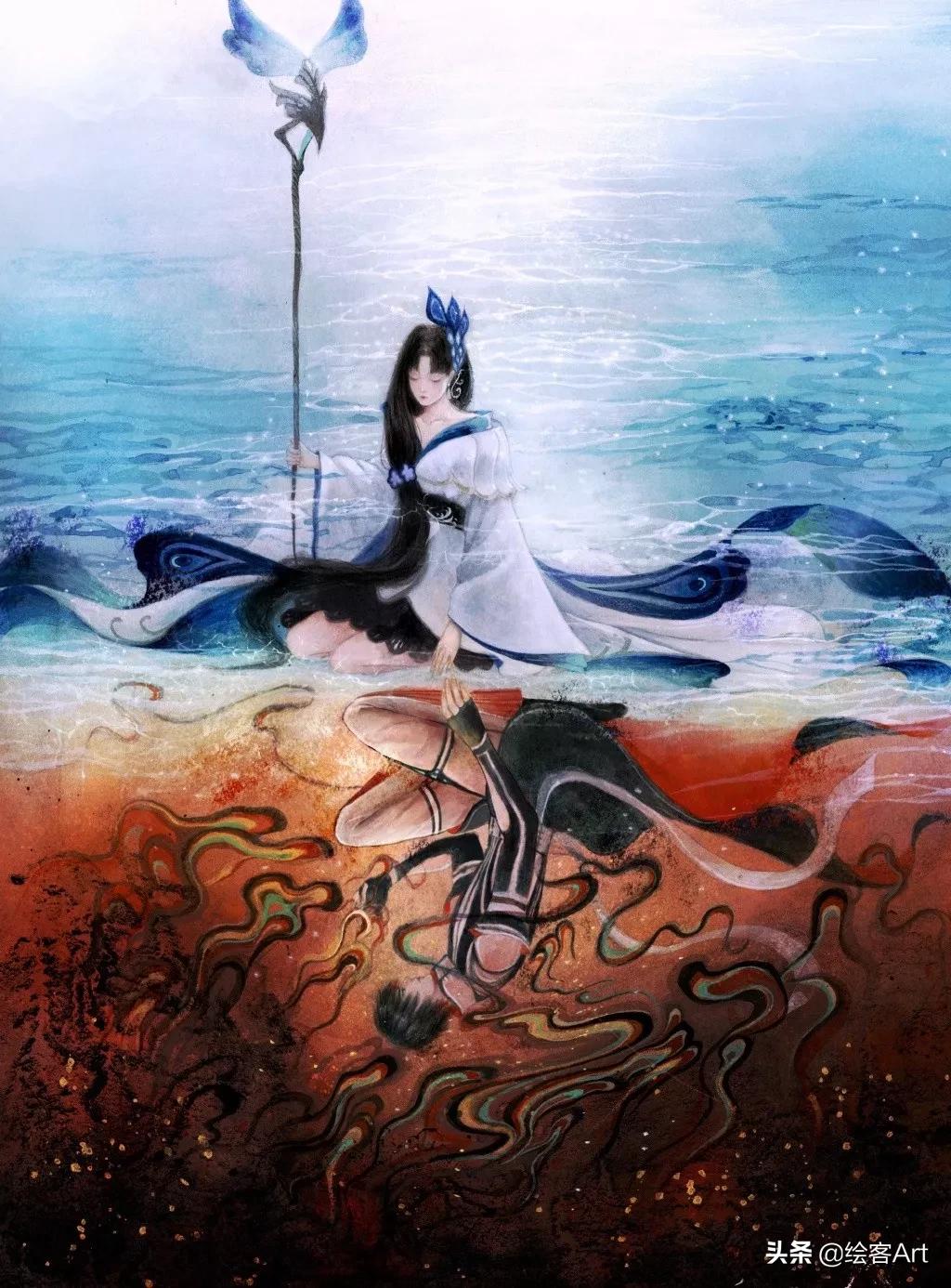 半路出家，成为最会画妖的插画师，一张插画就是别人的月薪