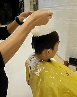 杨幂红发太非主流,杨幂短发变红发