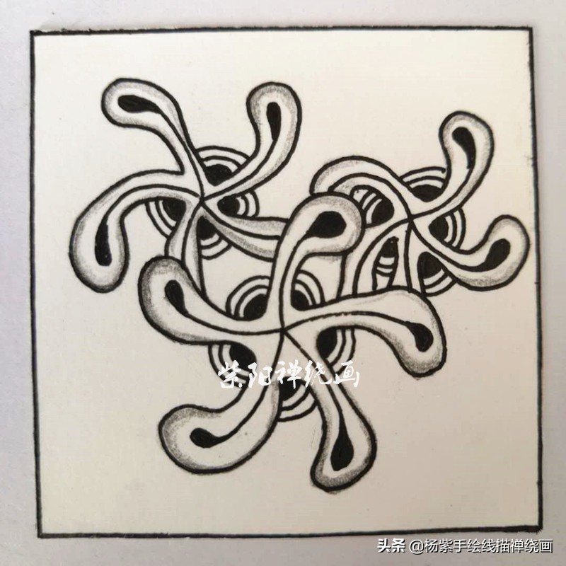 禅绕图样在插画中的运用,禅绕画包教程