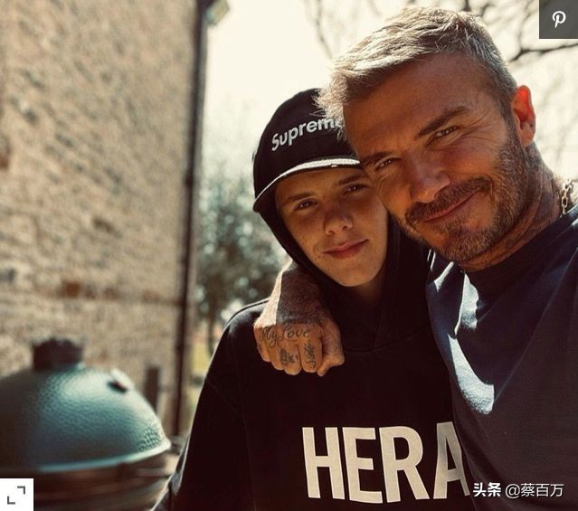 贝克汉姆小儿子克鲁兹穿drew,贝克汉姆晒小儿子克鲁兹工作照