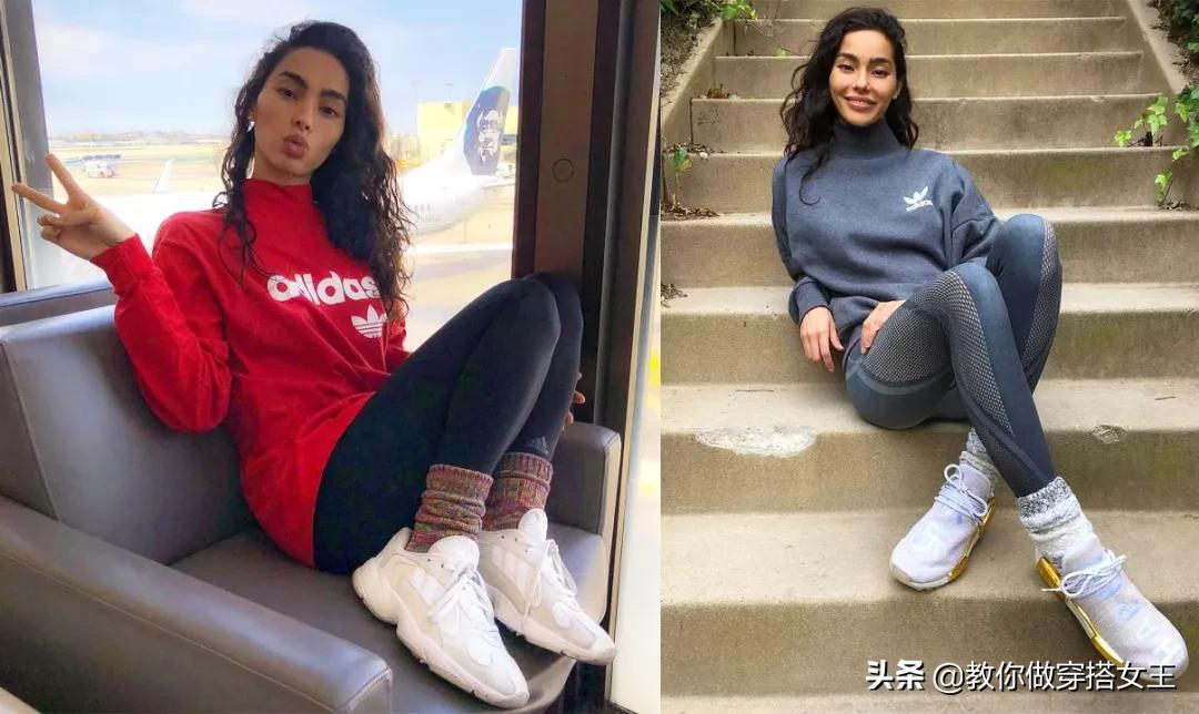 现在流行裤脚卷起来,卷裤脚边时髦