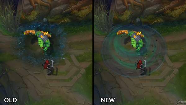 LOL鳄鱼、酒桶全皮肤特效演示大招技能特效增强