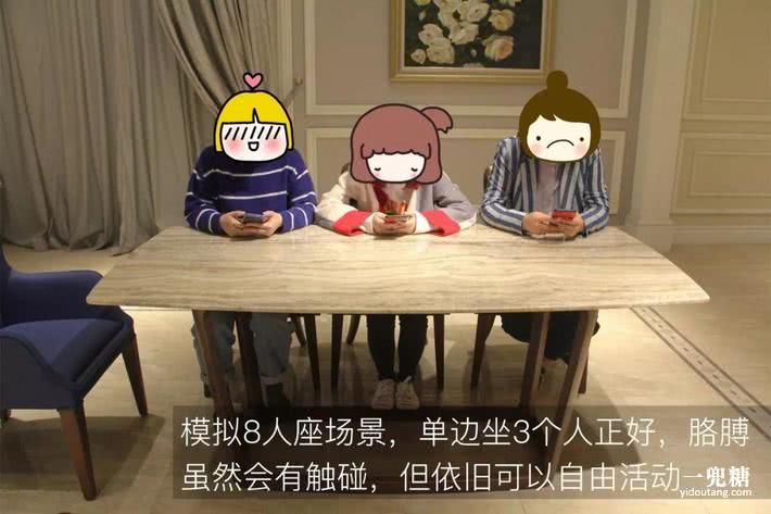 纯天然大理石餐桌黑白灰,大户型大理石餐桌推荐