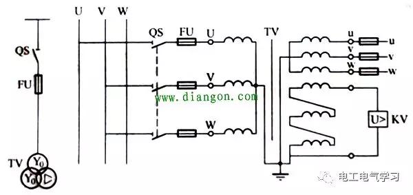 电压互感器的几种接线方法原理图,电压互感器绝缘电阻测试如何接线