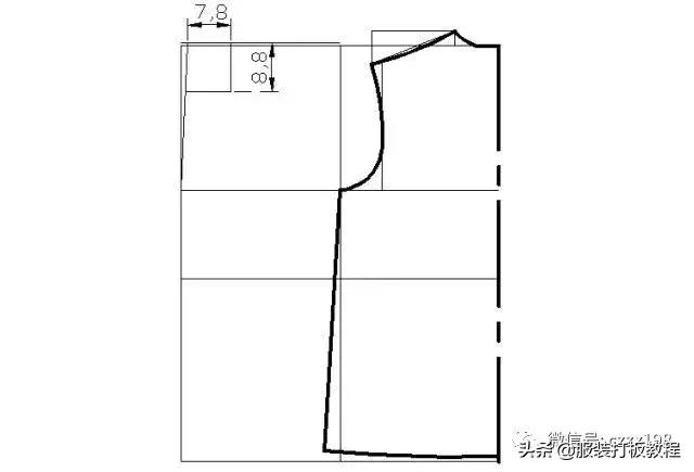中式男装长袖裁剪与制作,零基础中式服装裁剪教程大全