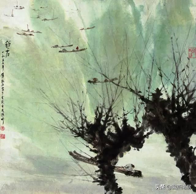 傅抱石在人民大会堂有几幅国画,傅抱石国画作品赏析1500字