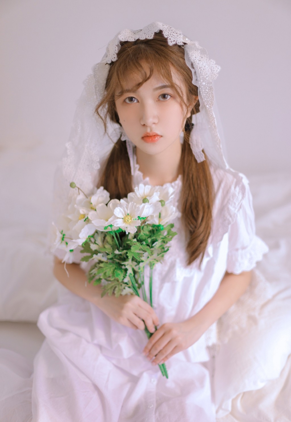 清纯复古美女养眼小清新写真,清纯古典美女冷艳气质写真