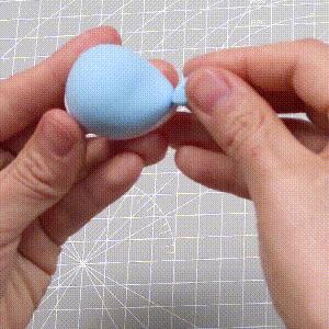 轻黏土可爱又简单的捏法,做一个简单可爱的小萌物用粘土捏