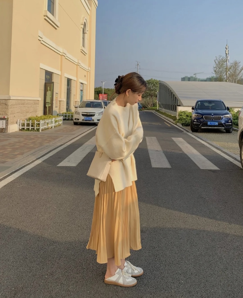 粉红色裙子套装开春,开春必备的小裙子汉服