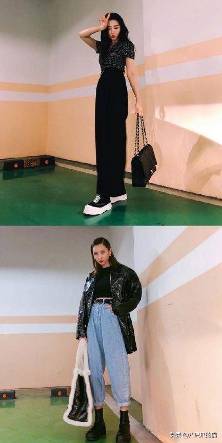 矮个子穿搭雷区鞋子,厚底鞋时髦穿搭