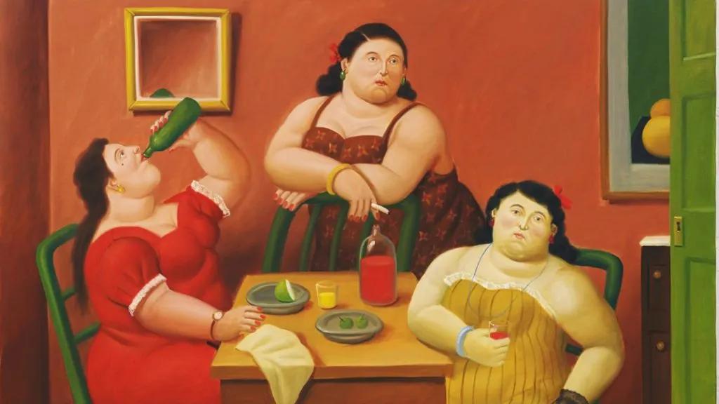 什么叫“心宽体胖”？都在这位画家的画里了